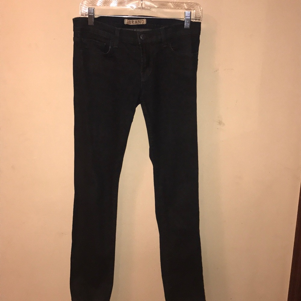 J Brand black denim coated Jean